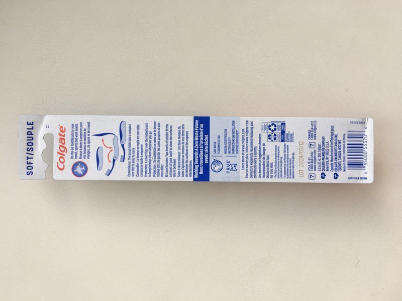 Дорожня розкладна зубна щітка Colgate. Оригінал. З США зубщ фото