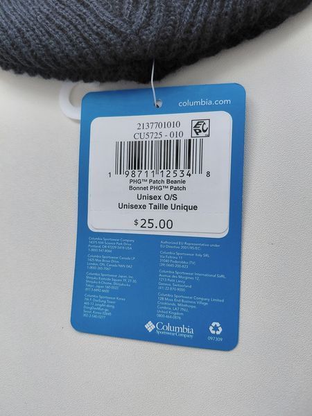 Зимова шапка Columbia Mesh Patch Beanie. Оригінал. З США Patch  фото