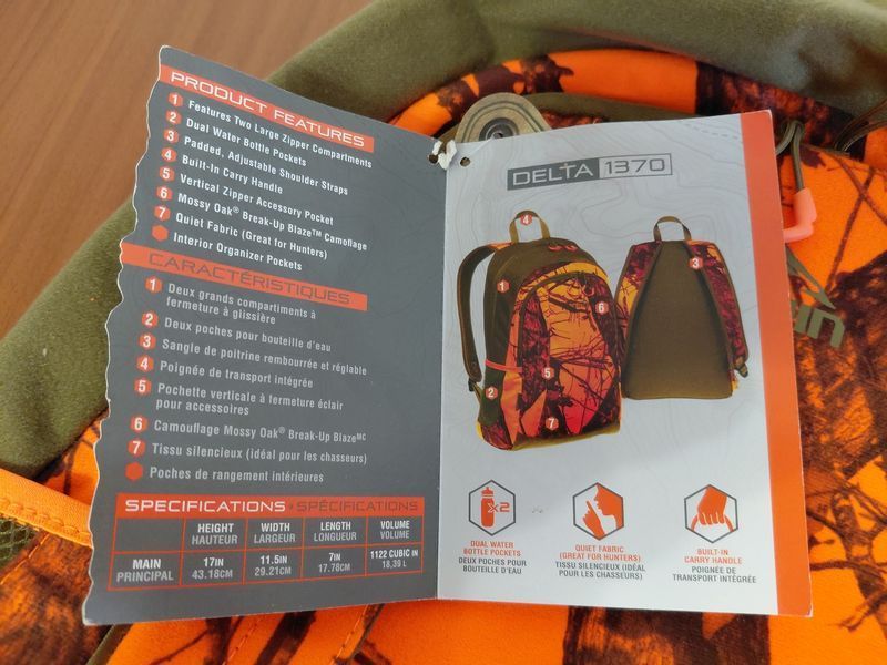Мисливський рюкзак Allen Company Terrain Delta Mossy Oak Blaze. Оригінал. З США 76 фото
