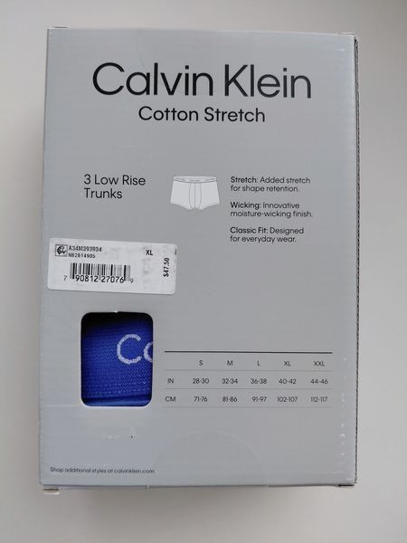 Набір трусів Calvin Klein Micro-Stretch Trunk (3 шт). Оригінал. З США 00 фото
