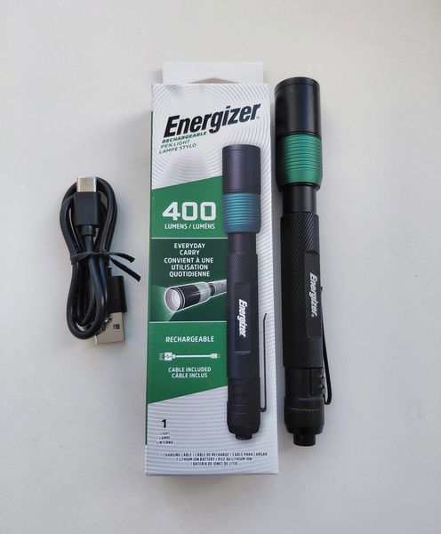 Акумуляторний мініліхтар Energizer 400 Lumens. Оригінал. З США міні2 фото