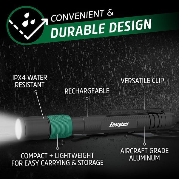 Акумуляторний мініліхтар Energizer 400 Lumens. Оригінал. З США міні2 фото