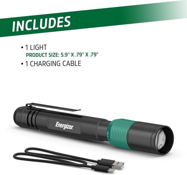 Акумуляторний мініліхтар Energizer 400 Lumens. Оригінал. З США міні2 фото