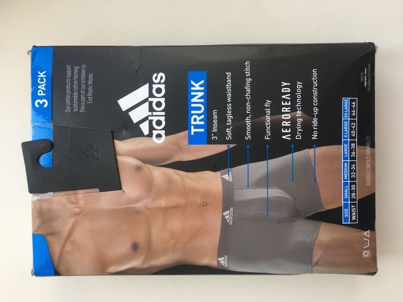 Набір  трусів Adidas Performance Trunk (3 шт). Оригінал. З США 78 фото