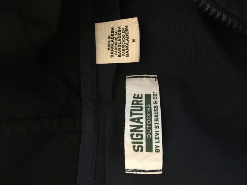 Чоловіча куртка-вітрівка Signature by Levi Strauss & Co. Оригінал. З США ле1 фото
