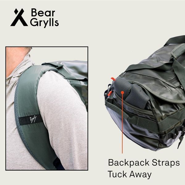 Сумка-рюкзак Bear Grylls "Never Give Up" (75L). Оригінал. З США Never Give Up" (75L) фото