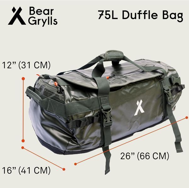 Сумка-рюкзак Bear Grylls "Never Give Up" (75L). Оригінал. З США Never Give Up" (75L) фото