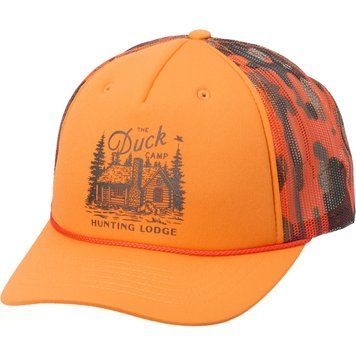 Чоловіча мисливська бейсболка Duck Camp Huntin' Lodge Retro Trucker Hat. Оригінал. З США Duck  фото
