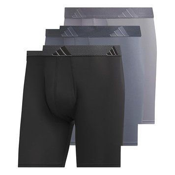 Набір чоловічих трусів Adidas Microfiber Boxer Briefs (3 Pack). Оригінал. З США Adidas18 фото