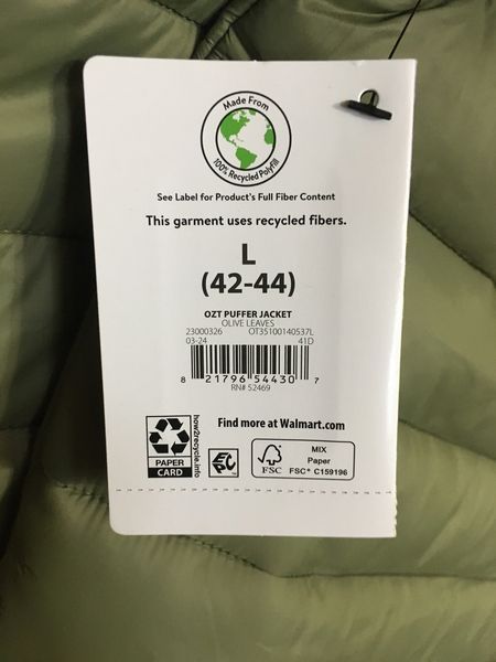 Чоловіча куртка Ozark Trail Packable Puffer Jacket. Оригінал. З США 5ло фото