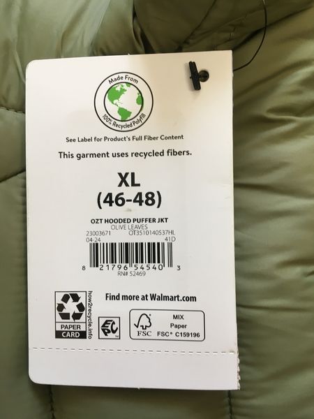 Чоловіча куртка&nbsp;з капюшоном Ozark Trail Hooded Puffer Jacket. Оригінал. З США нол фото