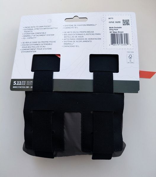 Тактична сумка слінг рюкзак 5.11 Tactical MOLLE Packable Sling Pack 8L. Оригінал. З США Pack 8L фото